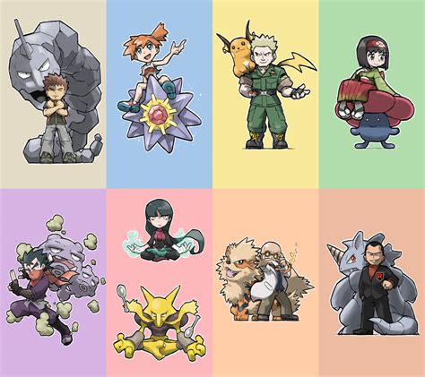 all kanto gym leaders.